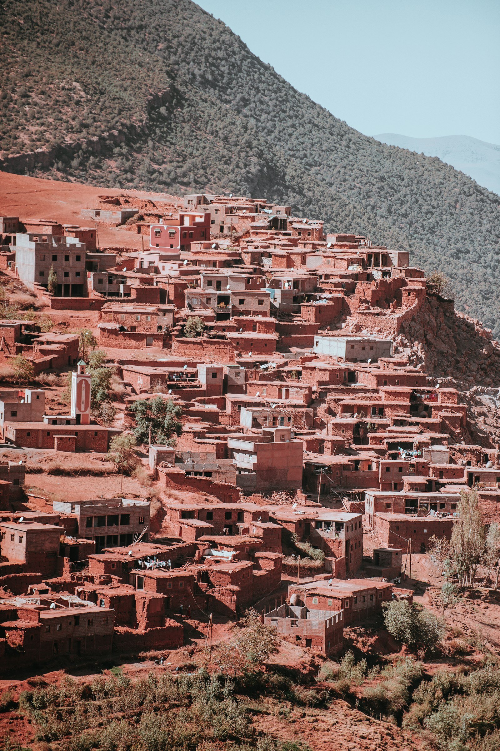 Berber village in the Atlas Mountains